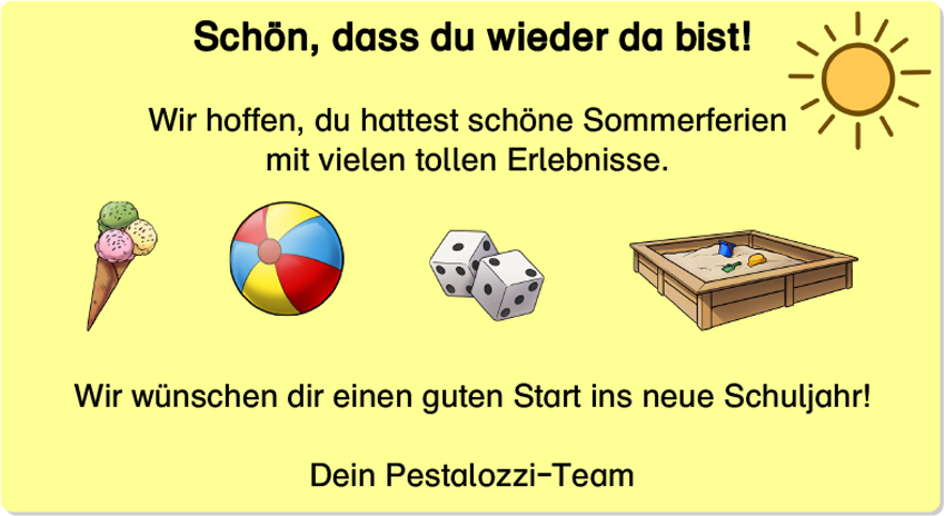 Start ins neue Schuljahr 2025/2026